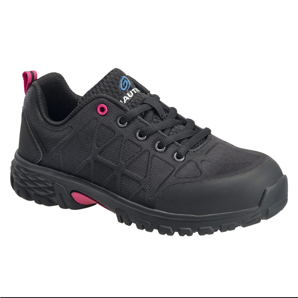 Nautilus Women's Spark Oxford Black Carbon Toe Work Shoe NWOB SIZE 9.5
